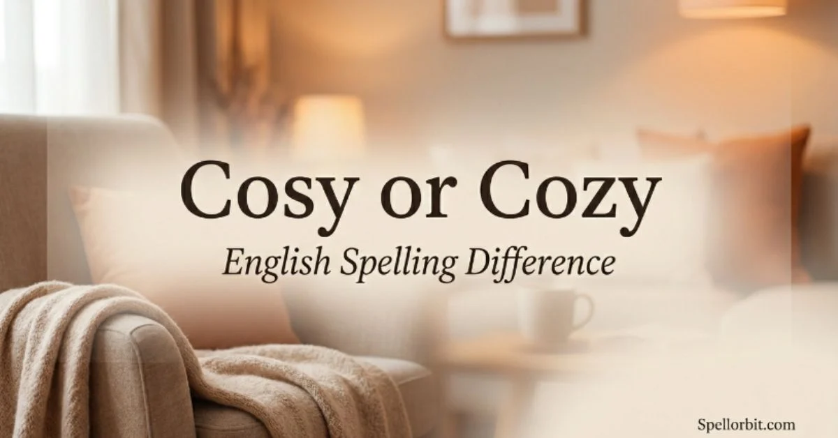Cosy or Cozy