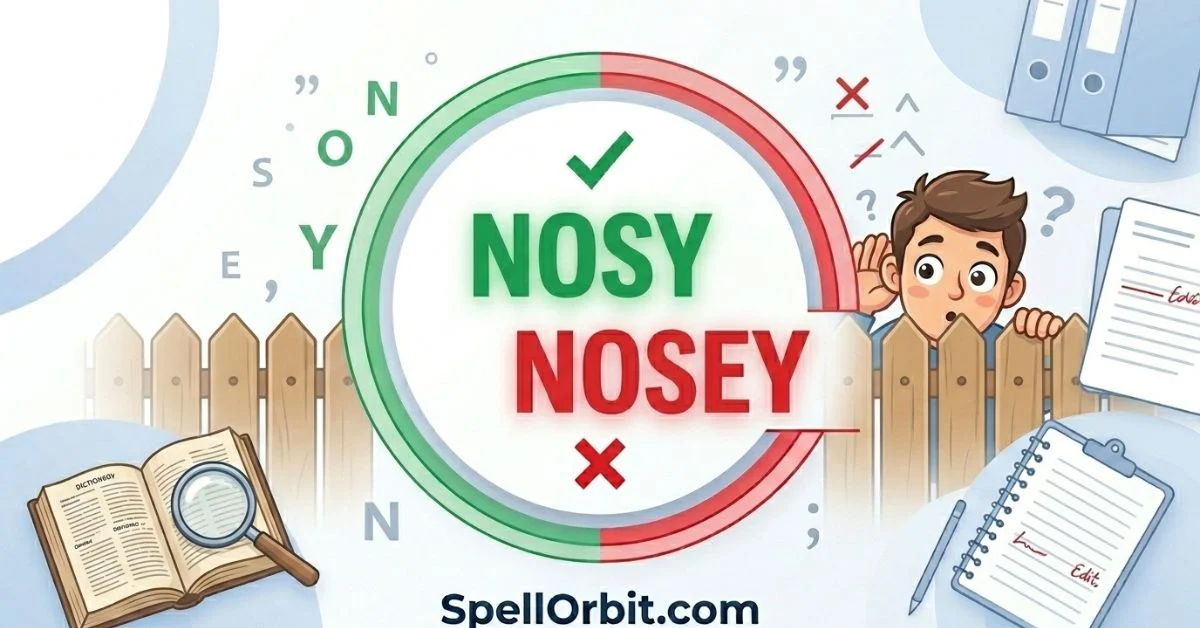 Nosey or Nosy