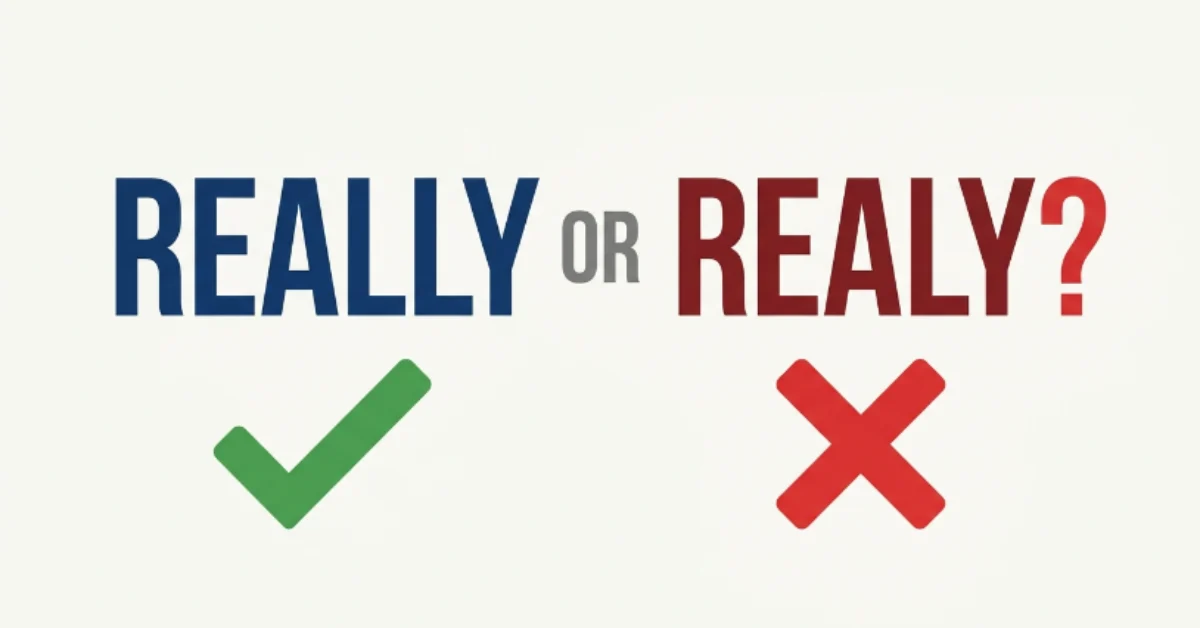 Realy or Really