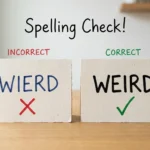 Weird or Wierd