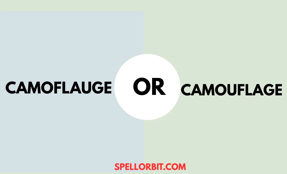 camoflauge or camouflage