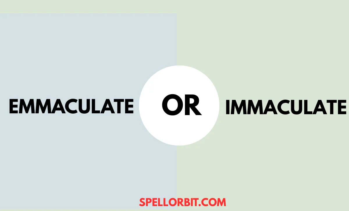 emmaculate or immaculate