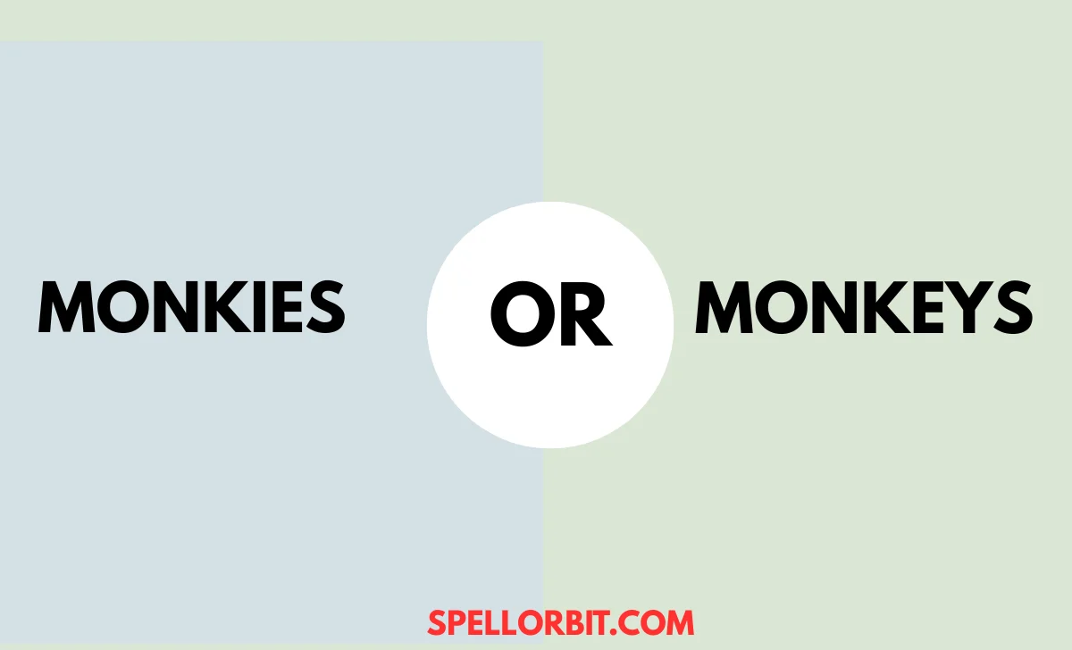 monkies or monkeys