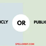 publicly vs publically