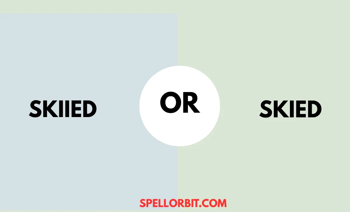 skiied or skied