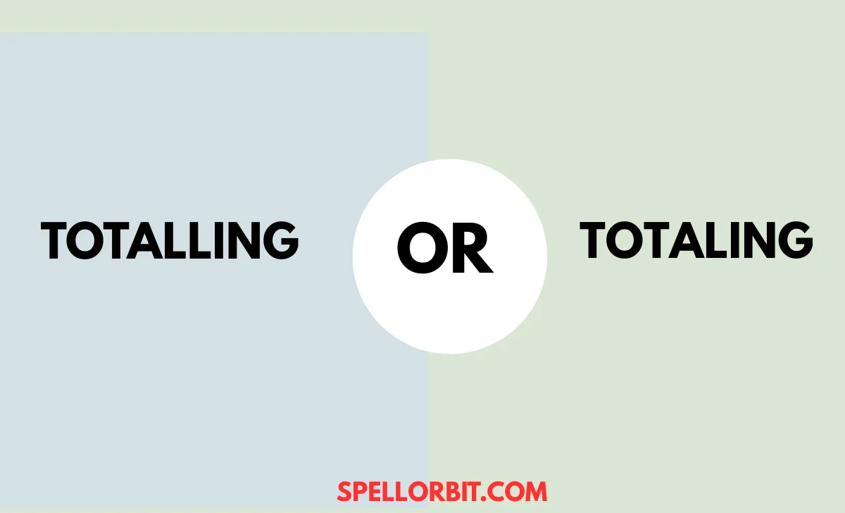 totalling or totaling