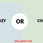 cozy vs cosy