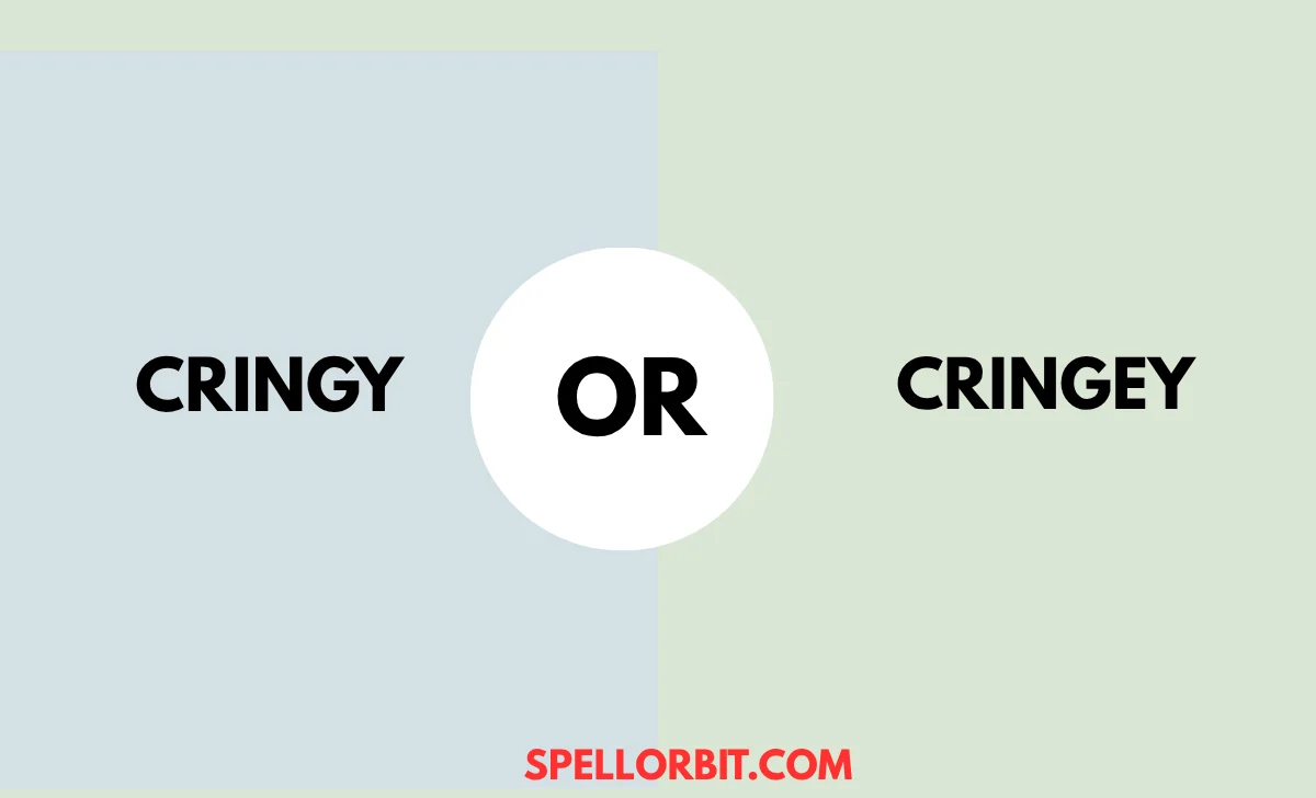 cringy vs cringey
